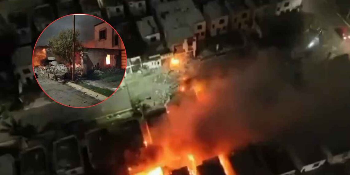 Pesquería explosión pirotecnia Olmos