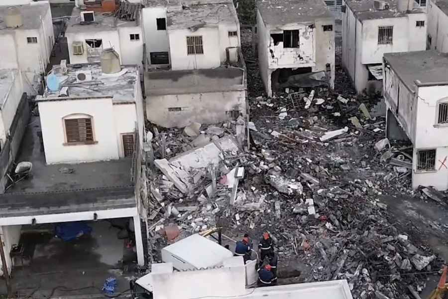 Viviendas impactadas por la explosión en Pesquería (1)