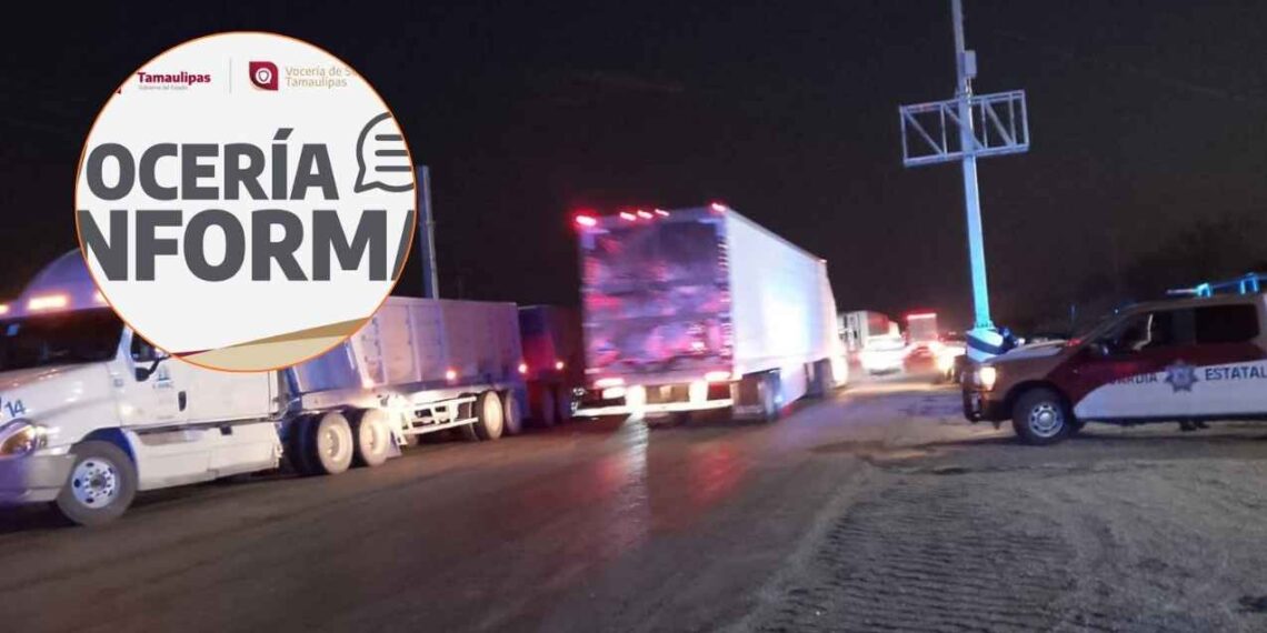 Vocería de Seguridad Tamaulipas informa reapertura de tramos carreteros tras bloqueos ¿Cuáles son?