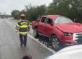 volcadura Carretera Nacional mojado