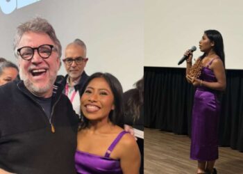 Yalitza Aparicio y Guillermo del Toro, juntos en el Festival de Cine de Guadalajara en Los Ángeles
