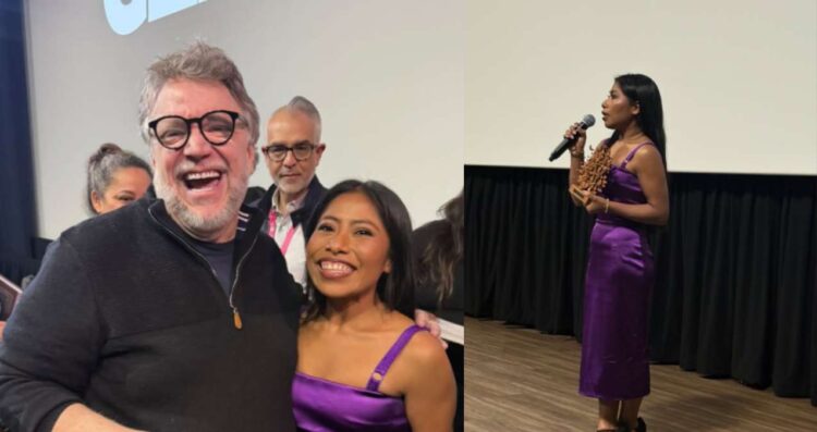 Yalitza Aparicio y Guillermo del Toro, juntos en el Festival de Cine de Guadalajara en Los Ángeles