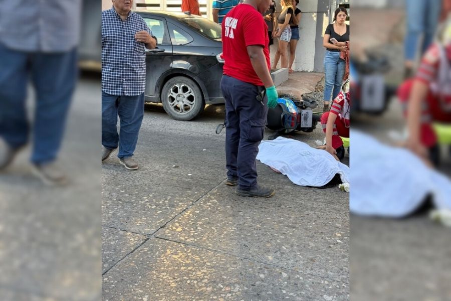 accidente de motociclista Tamaulipas