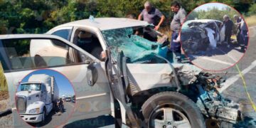 accidente en la Matamoros a Victoria