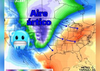 aire ártico en Tamaulipas 2025