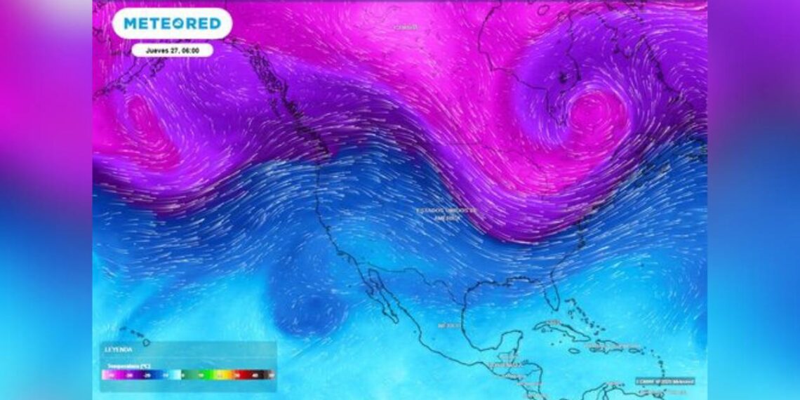 aire ártico en Tamaulipas en diciembre