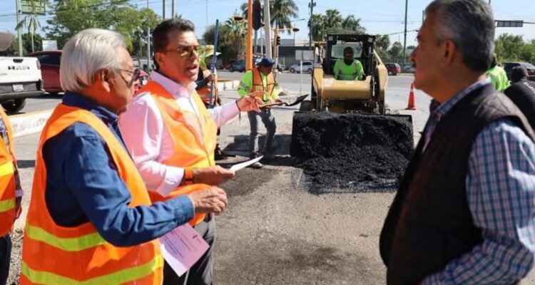 bacheo transporte público Ciudad Victoria