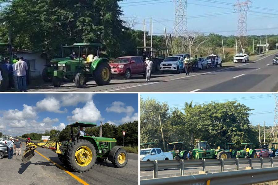 bloqueo de Puente La Esperanza en Altamira