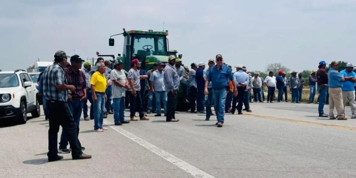 bloqueos agricultores Tamaulipas