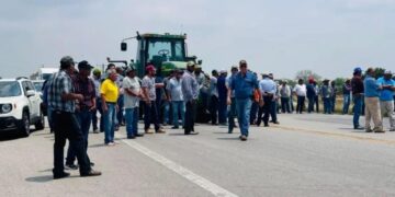 bloqueos agricultores Tamaulipas