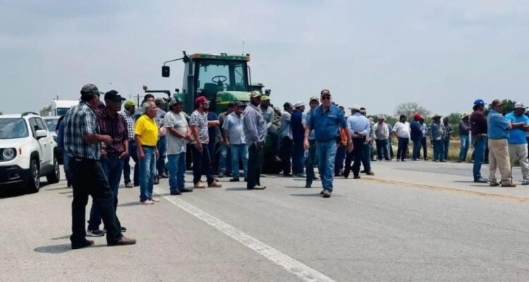 bloqueos agricultores Tamaulipas