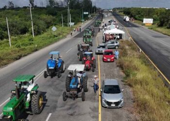 bloqueos de productores agrícolas en México