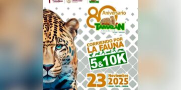 carrera corriendo por la fauna en tamaulipas