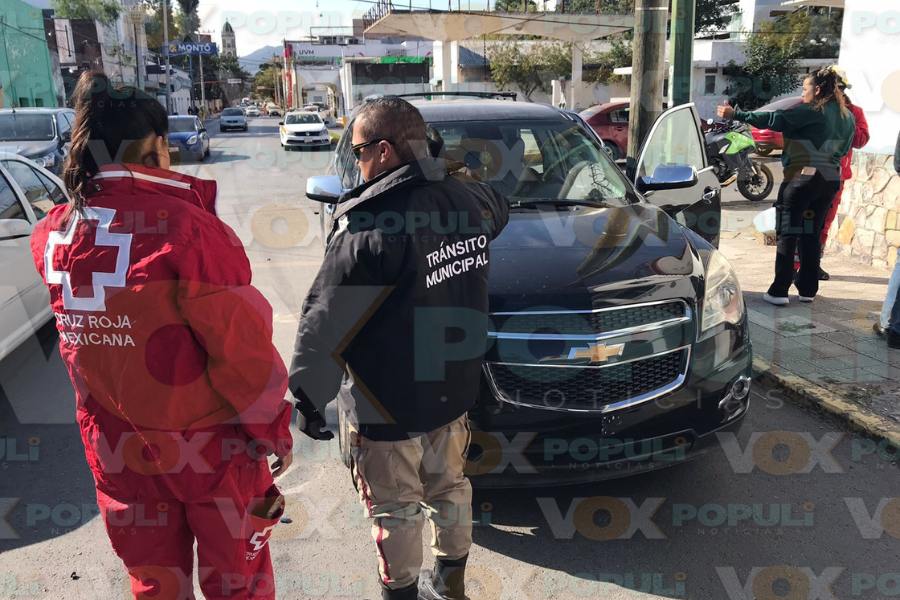 choque con lesionados en centro de victoria