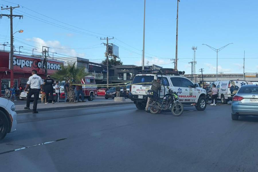 choque contra poste en Matamoros