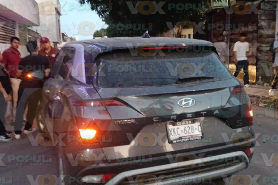 choque de bicicleta contra camioneta en altamira