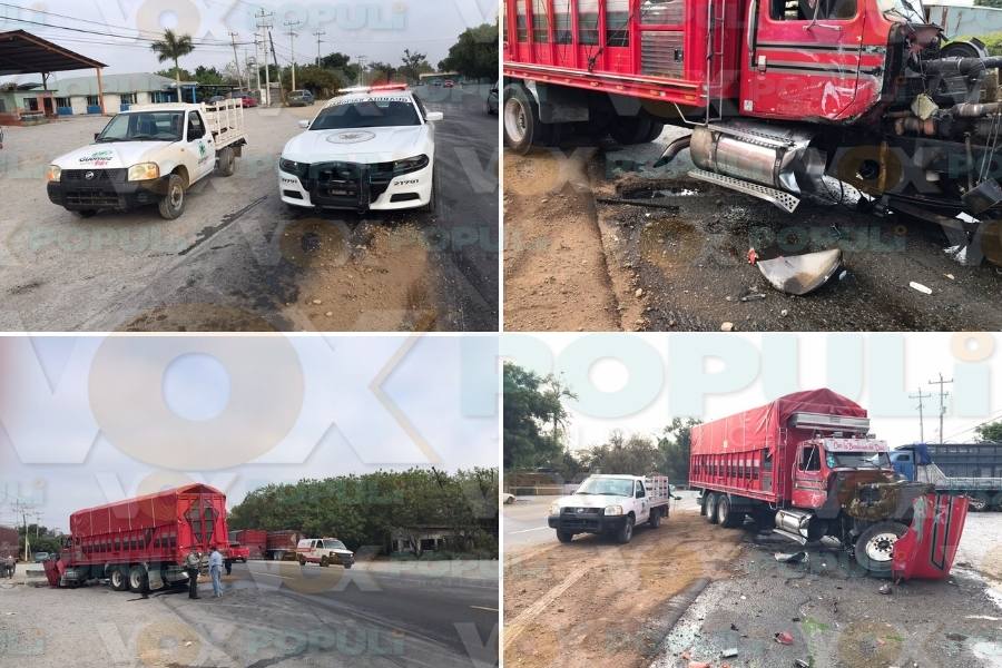 accidente de trailer en victoria