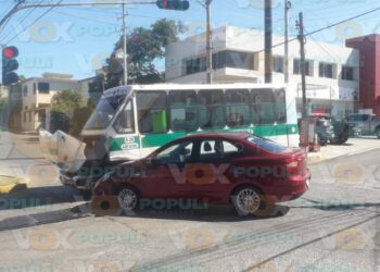 choque en colonia petrolera en tampico