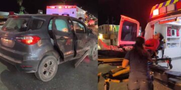 choque múltiple en Matamoros