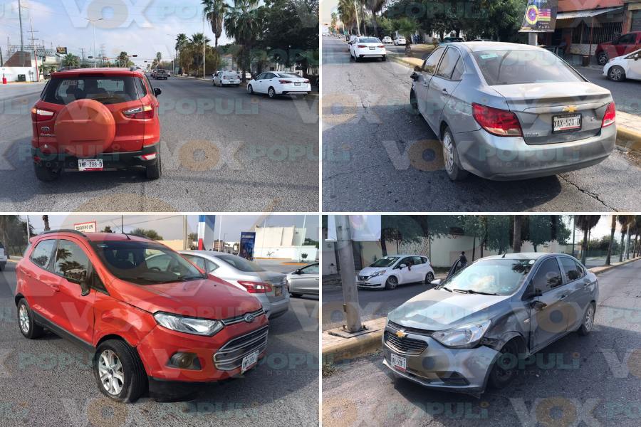 choque múltiple en avenida Sulaimán en Victoria