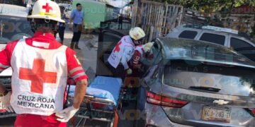 choque múltiple en victoria hoy