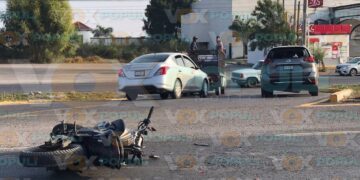 choque vial por alcance en Victoria