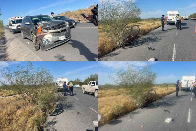 Dos ciclistas mueren al ser embestidos por una camioneta en Reynosa ...