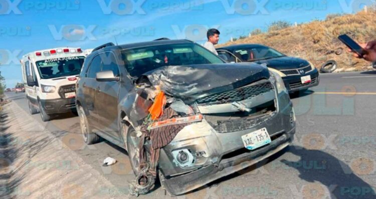 _ciclistas embestidos por una camioneta en Reynosa