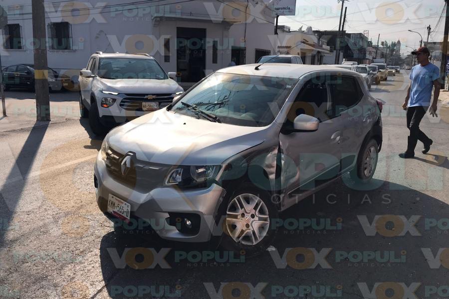 colisión en centro de Victoria