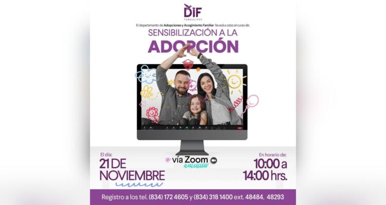 Curso de Sensibilización a la Adopción en Nuevo Laredo