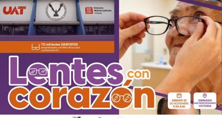entrega gratuita de lentes Tamaulipas
