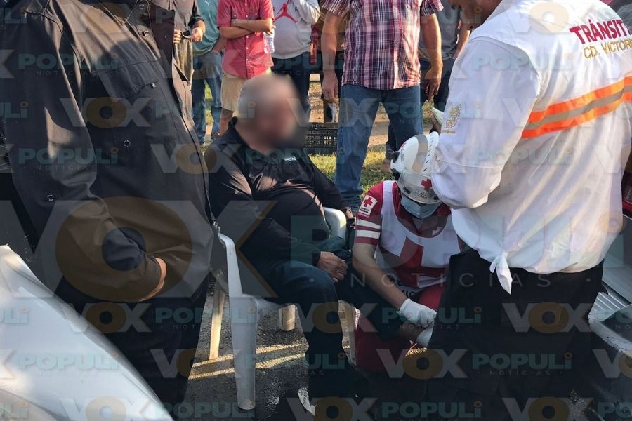 hombre atropellado en colonia constitución en victoria