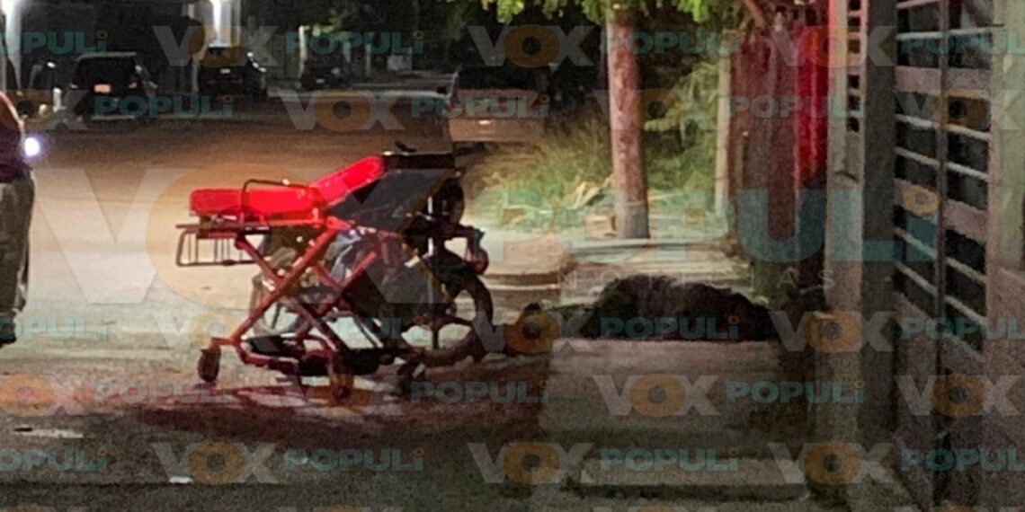 hombre baleado en el mante