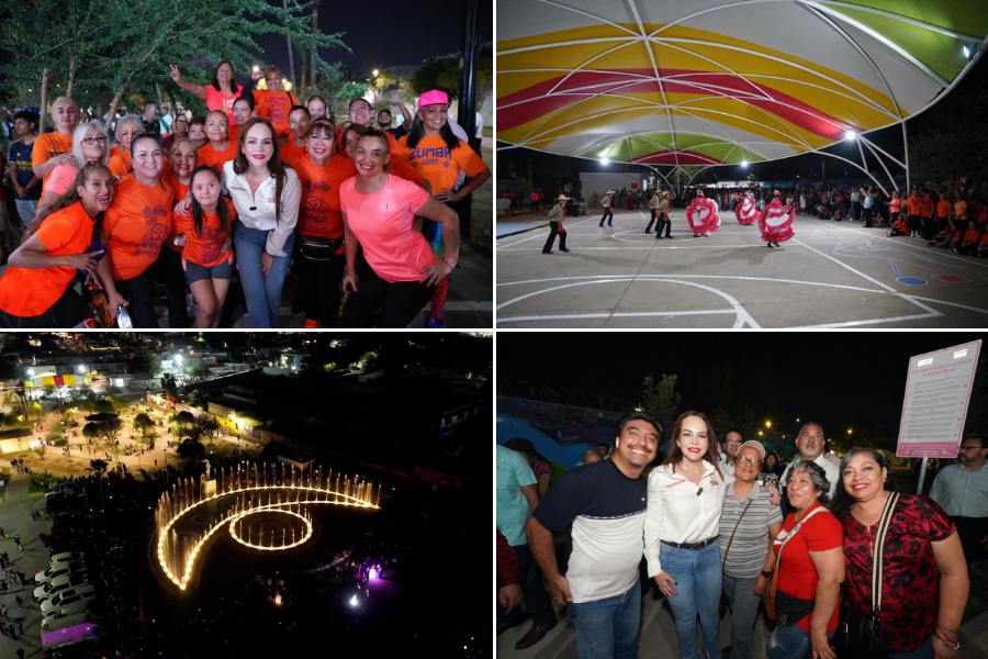 inauguración de nueva Plaza de la Mujer en Nuevo Laredo