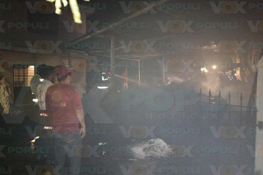 incendio en recicladora de cartón en altamira