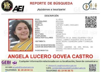 _joven desaparecida en Escobedo