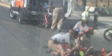 _lesionado accidente vial en General Terán