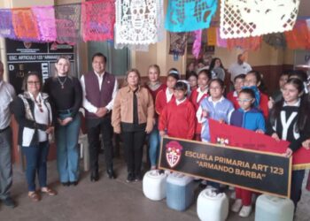 limpieza en escuelas del sur de Tamaulipas