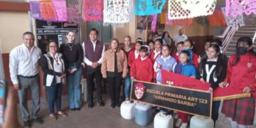 limpieza en escuelas del sur de Tamaulipas