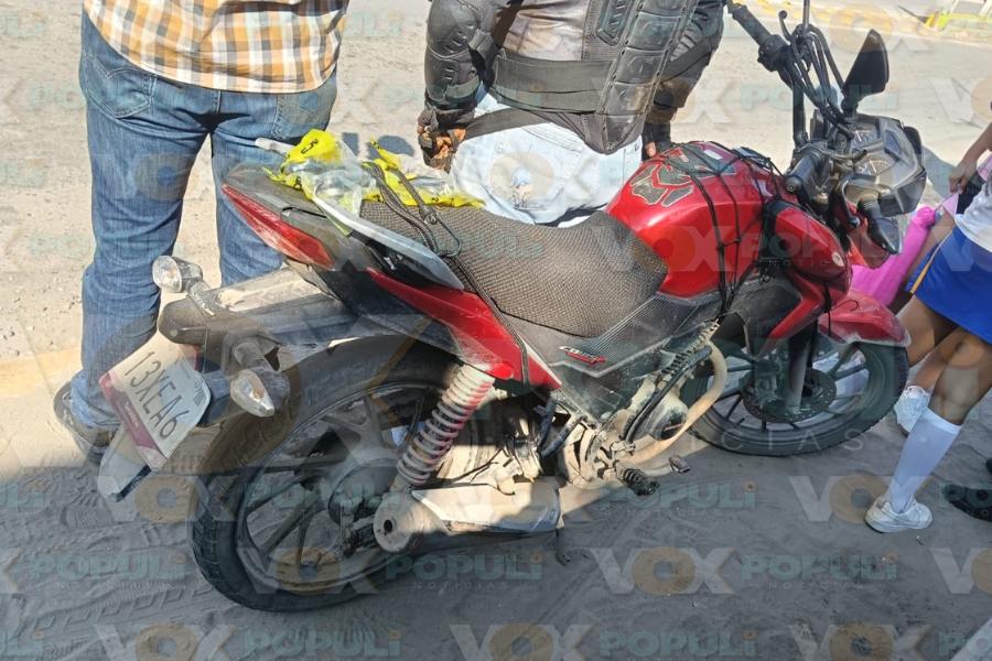 motociclista atropella a menor en Altamira