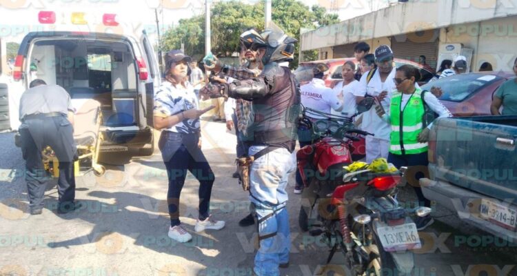 motociclista atropella a menor en Altamira