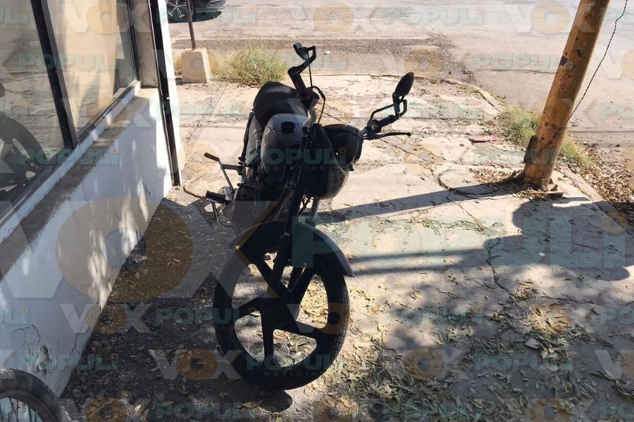 motociclista lesionada en Victoria