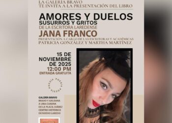 poeta Jana Franco en Nuevo Laredo