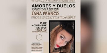 poeta Jana Franco en Nuevo Laredo
