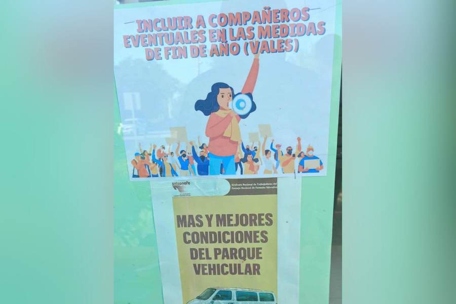 protesta CONAFE Tamaulipas