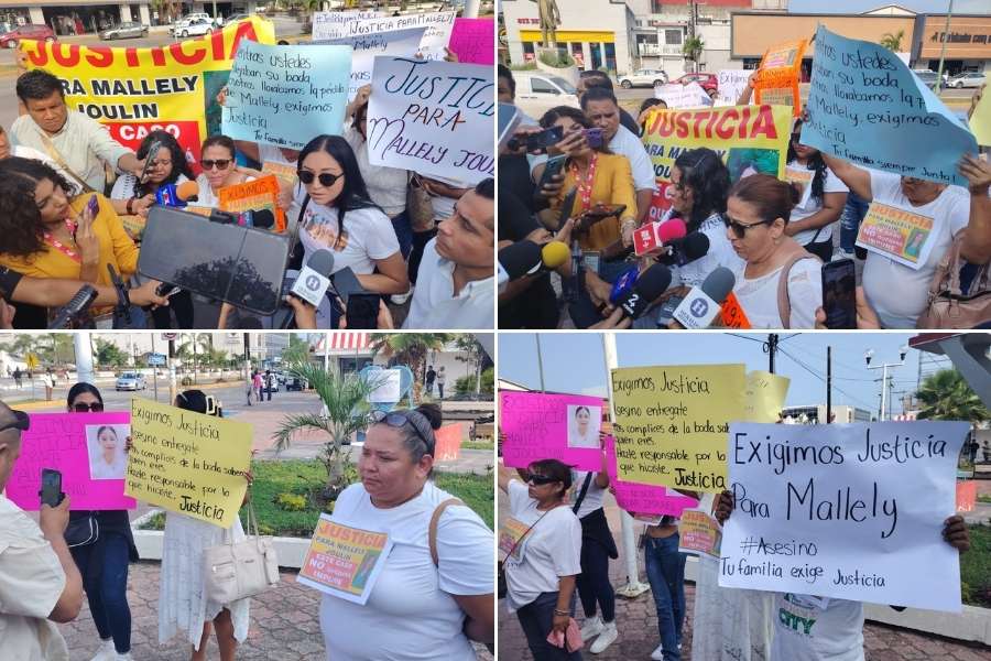 protesta por malleli joulyn en madero