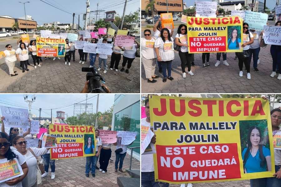 protesta por malleli joulyn en madero