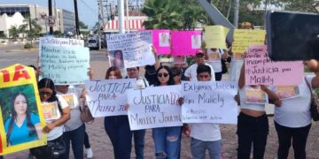 protesta por malleli joulyn en madero