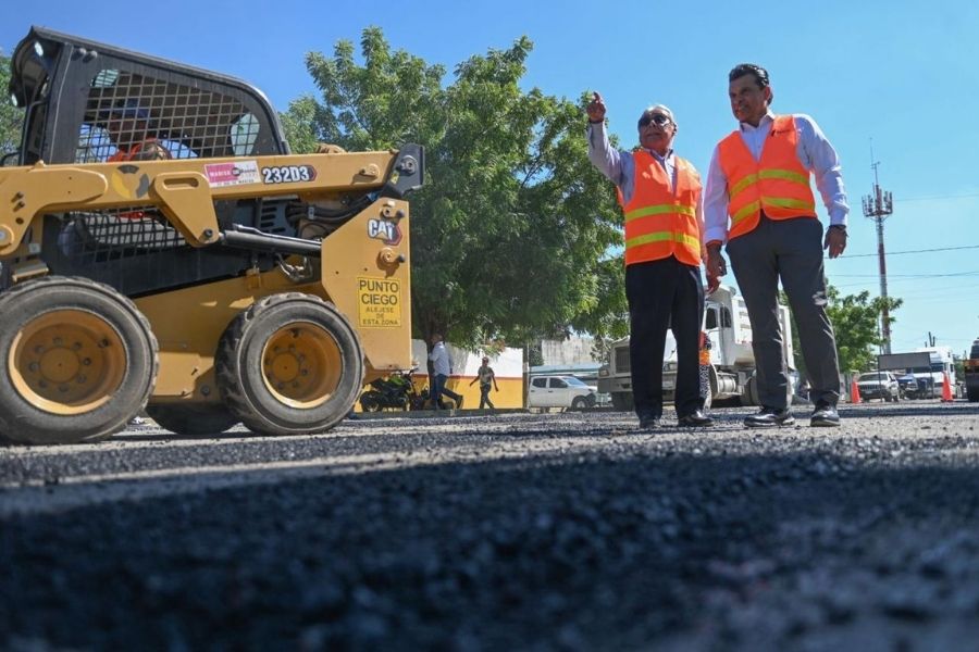 reparación de calles en Ciudad Victoria Tamaulipas