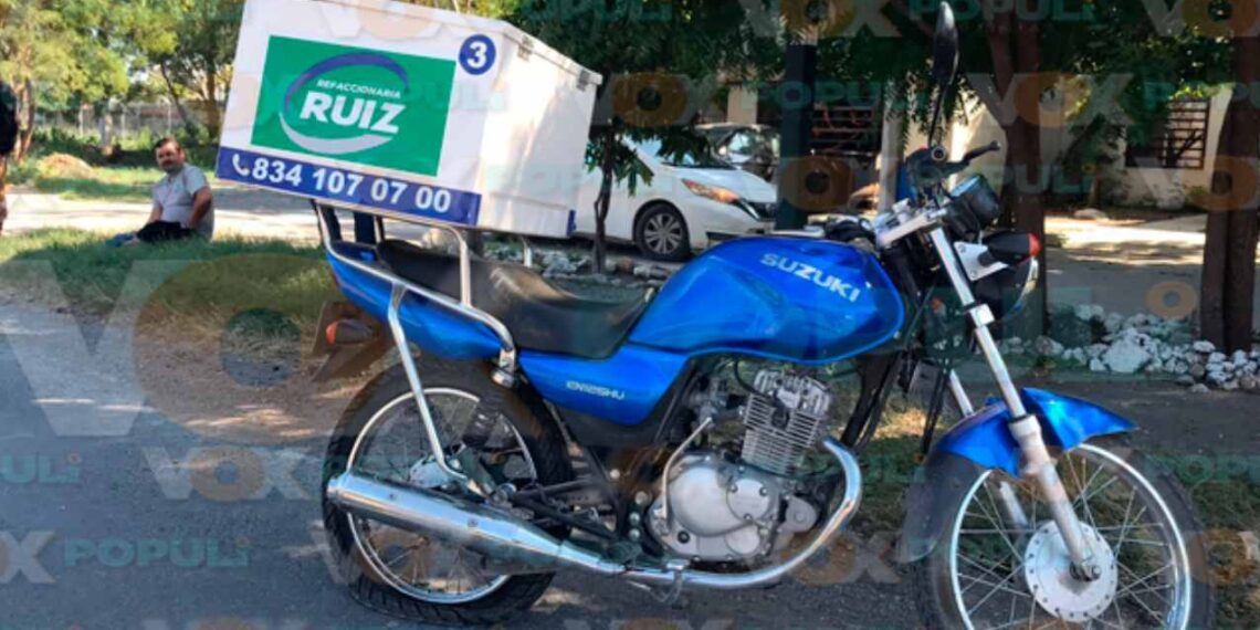 repartidor hospitalizado en Victoria